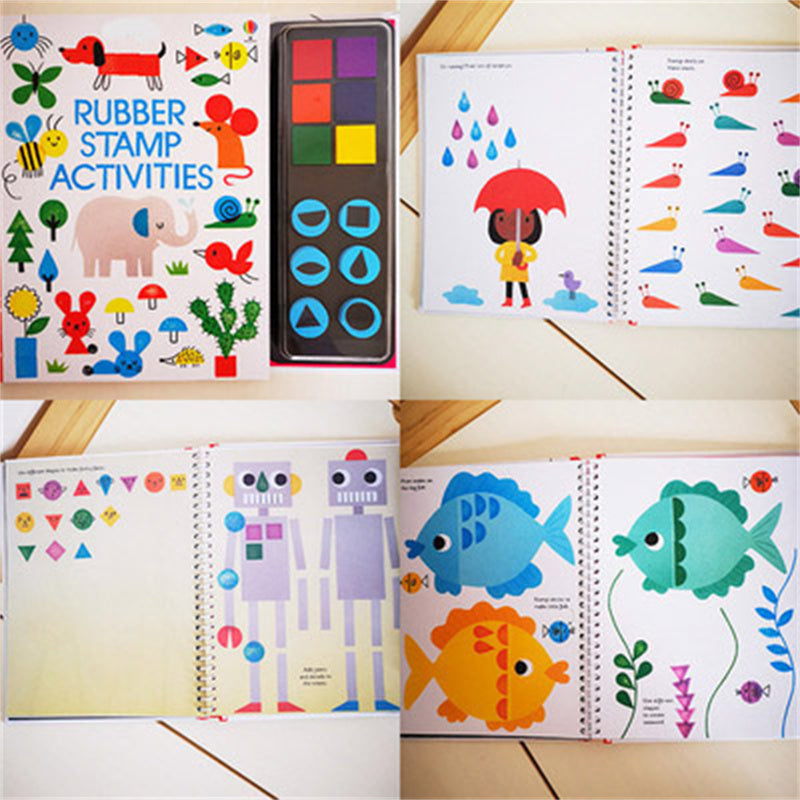 Kids Stamp Finger Coloring Book