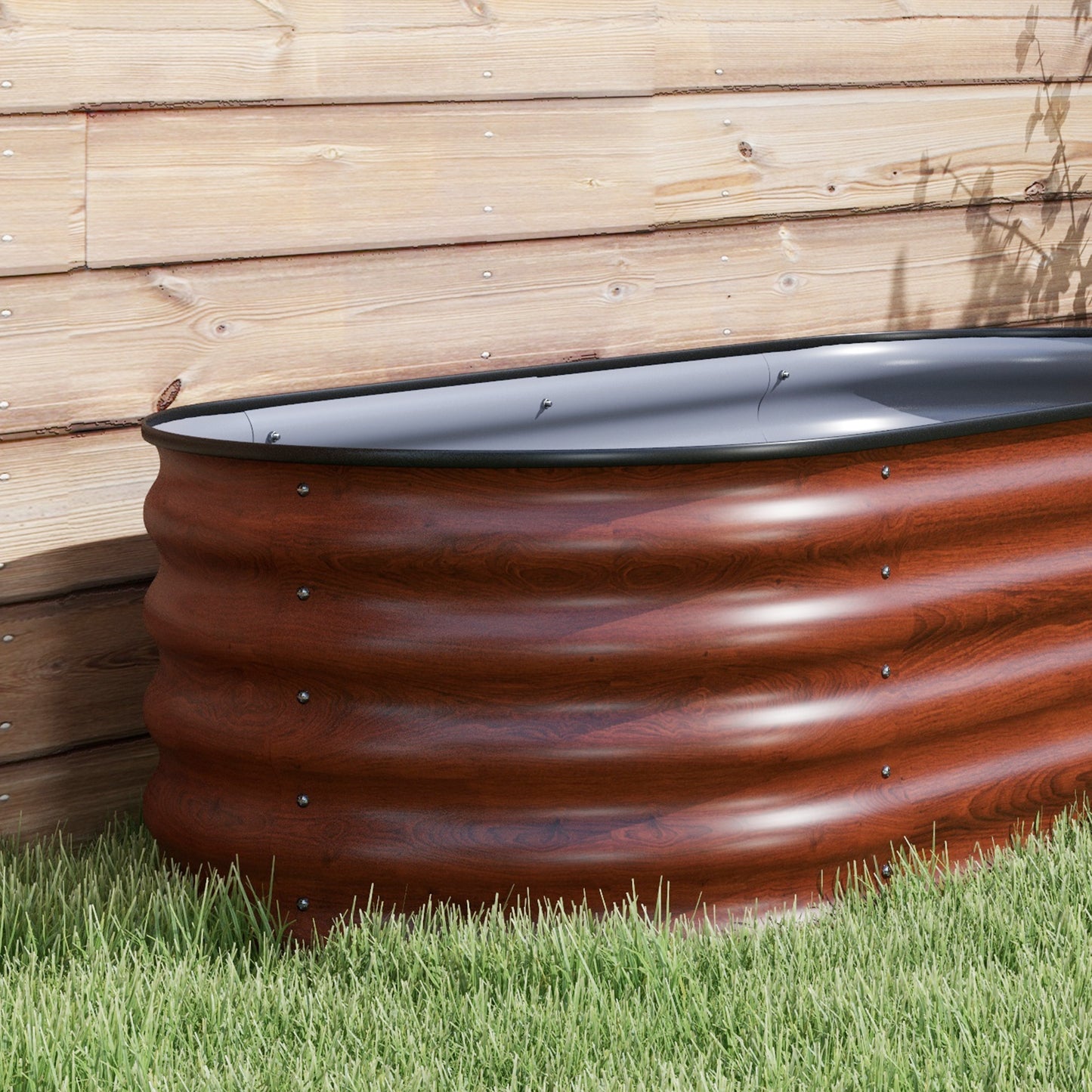 7.9' x 2' x 1.4' Galvanized Raised Garden Bed Kit