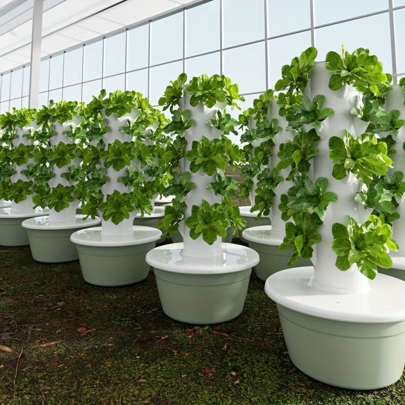 Versatile Multi-Layer Strawberry & Vegetable Grow Tower Indoor/Outdoor Hydroponic Planter