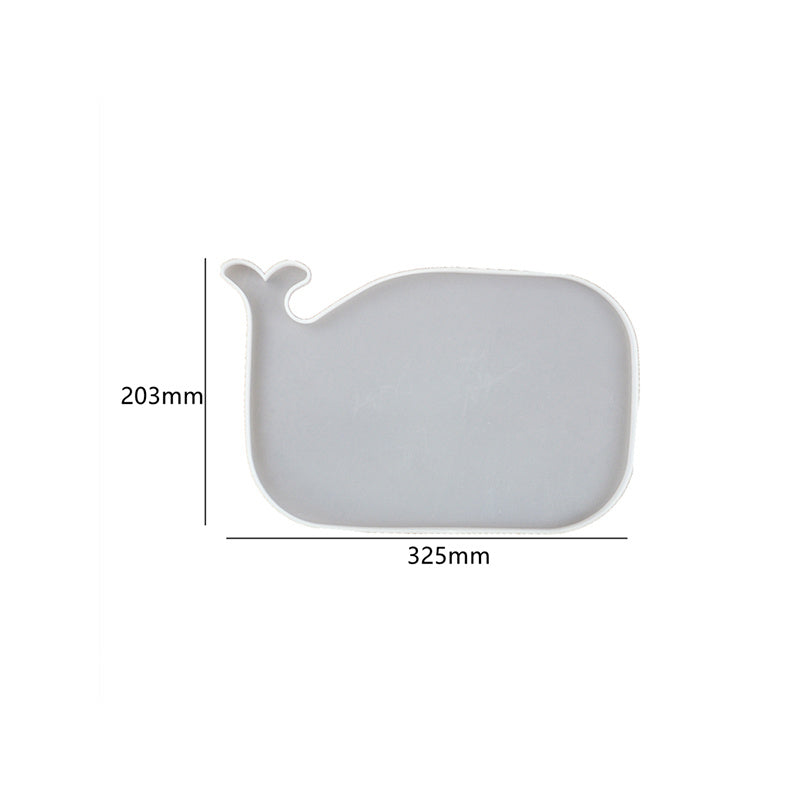 Crystal Epoxy Silicone Mold Tray Handmade Mirror Table