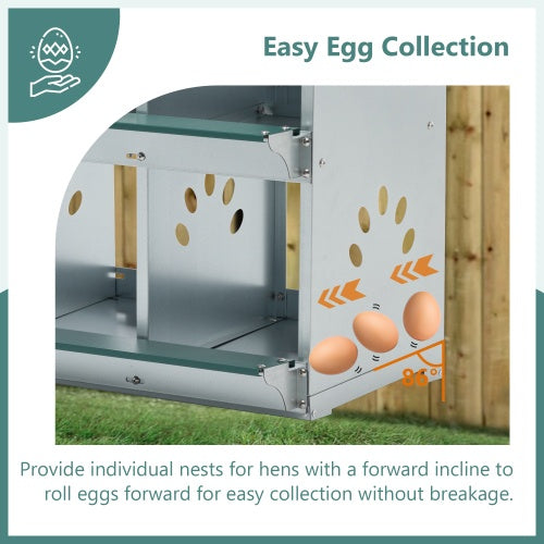 8 Compartment Chicken Nesting Boxes