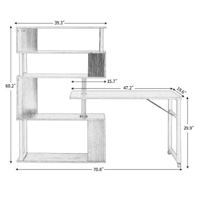 L Shaped Corner Table