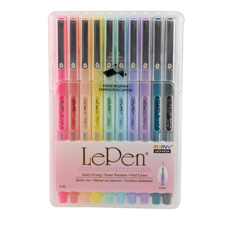 LEPEN PASTEL 10 COLORS PENS