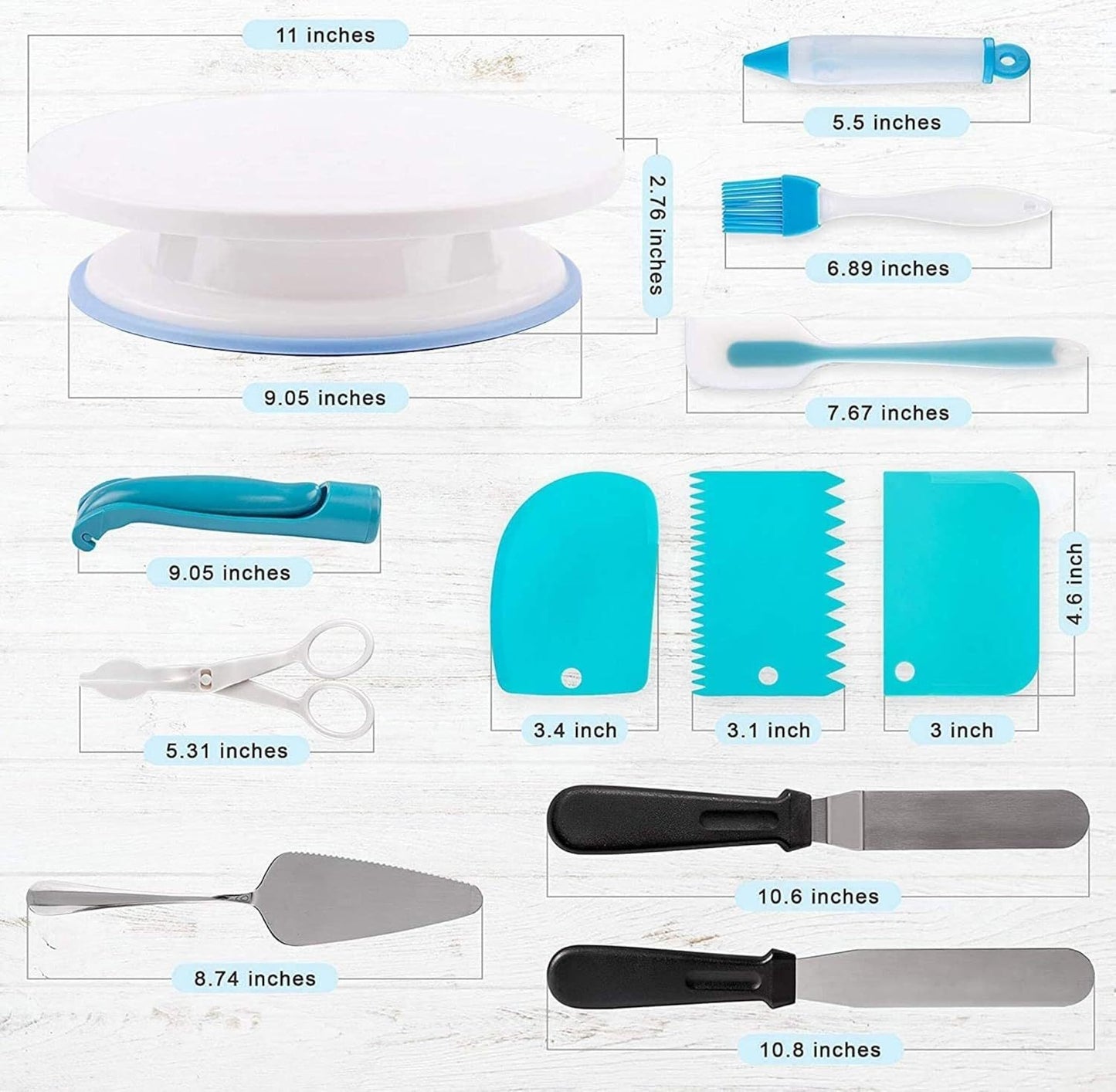 398PCS Cake Baking & Decorating Kit,