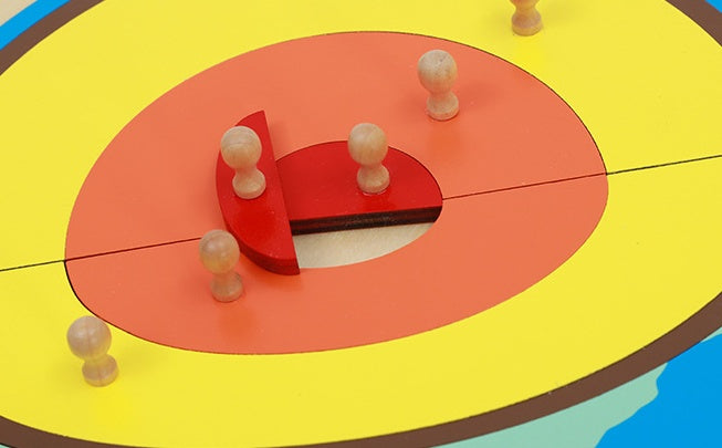 Science Earth internal structure panel puzzle