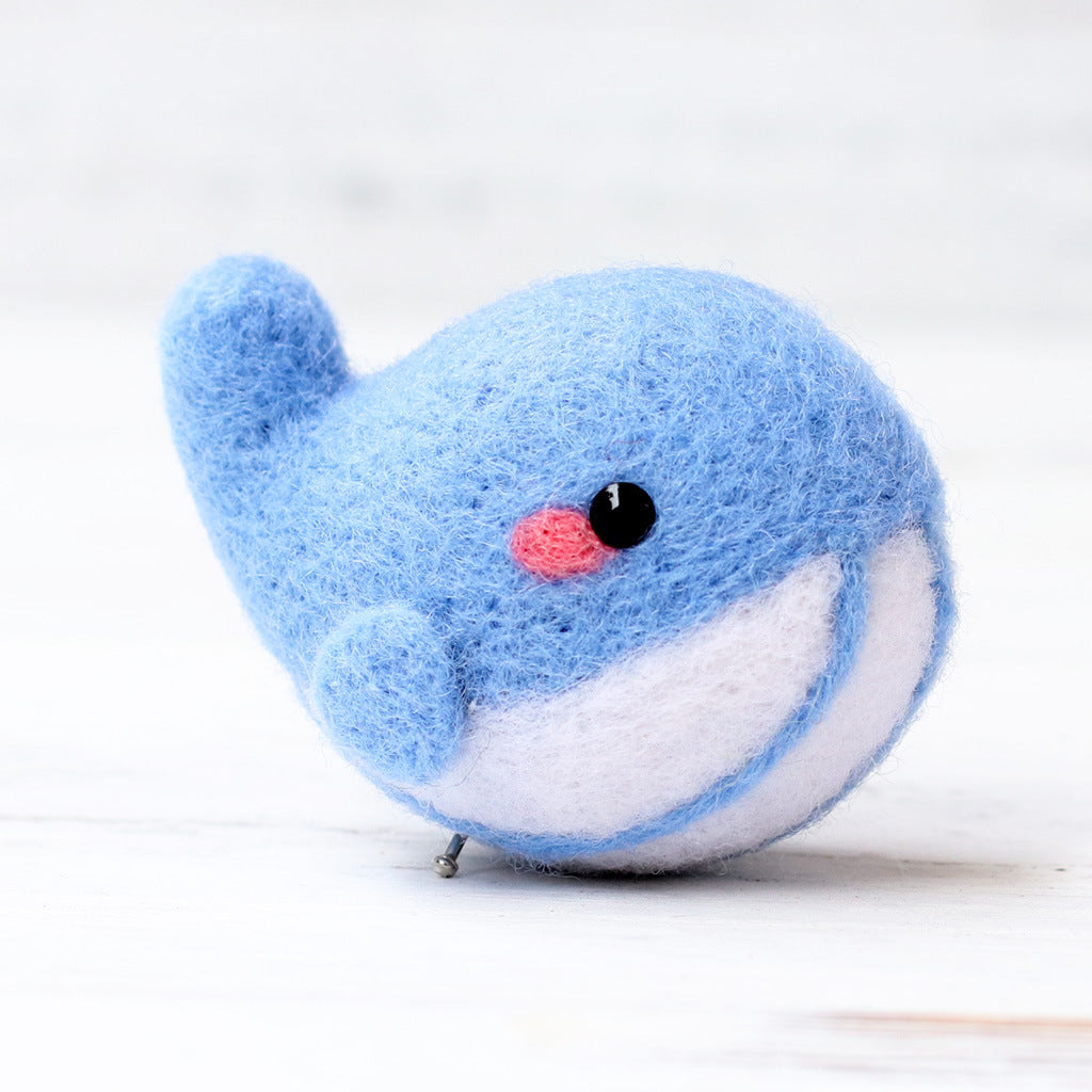 Wool Felt Plush Doll Poke Material Sewing Kit