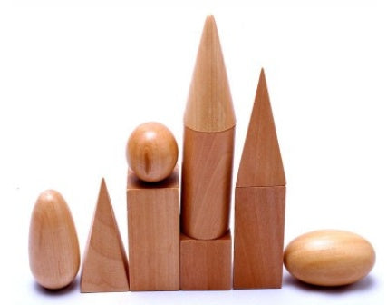 Montessori geometric three-dimensional Shapes
