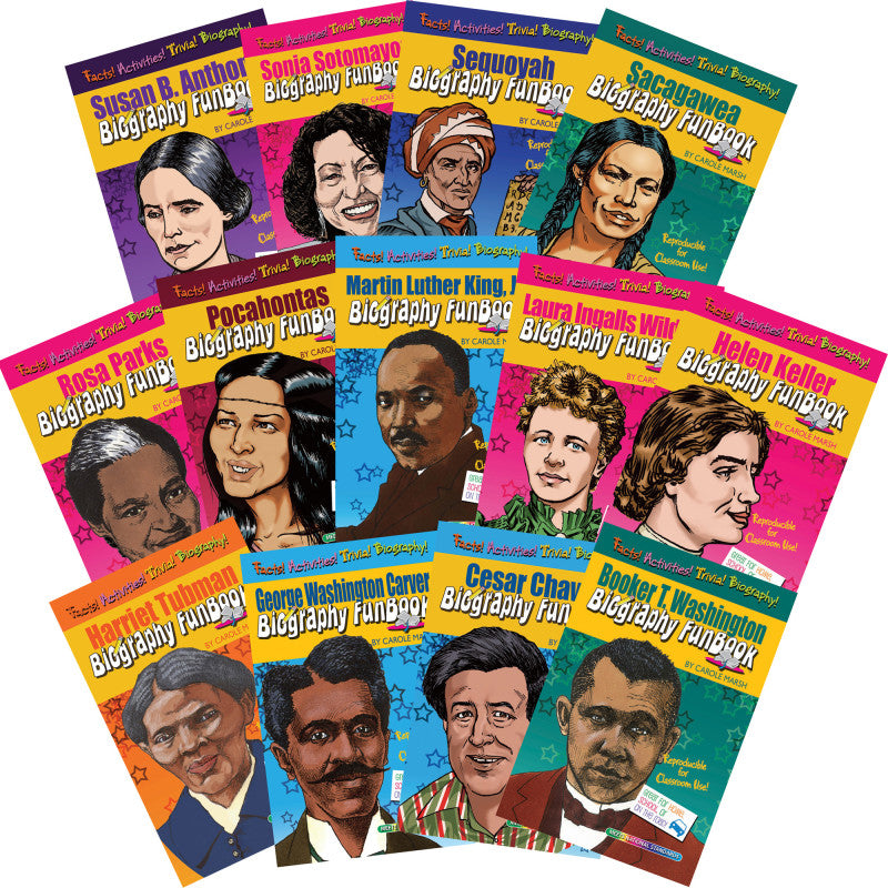 BIOGRAPHY FUNBOOKS WOMEN & MINORITIES WHO SHAPED OUR NATION HISTORY BOOK
