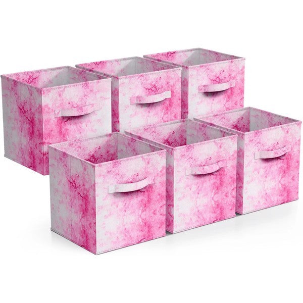 Colorful Foldable Storage Box, 6 Packs
