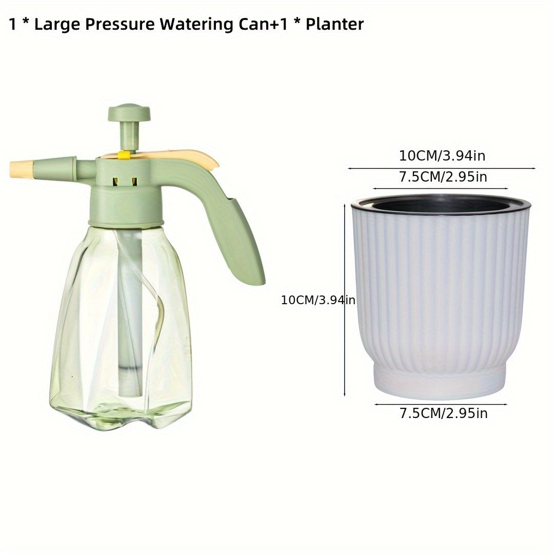 1.5L Large Pressure Sprayer Watering Can for Gardening