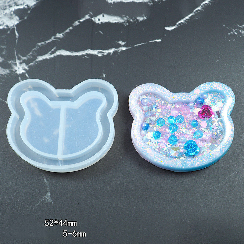 Quicksand Mold Love Crystal Epoxy