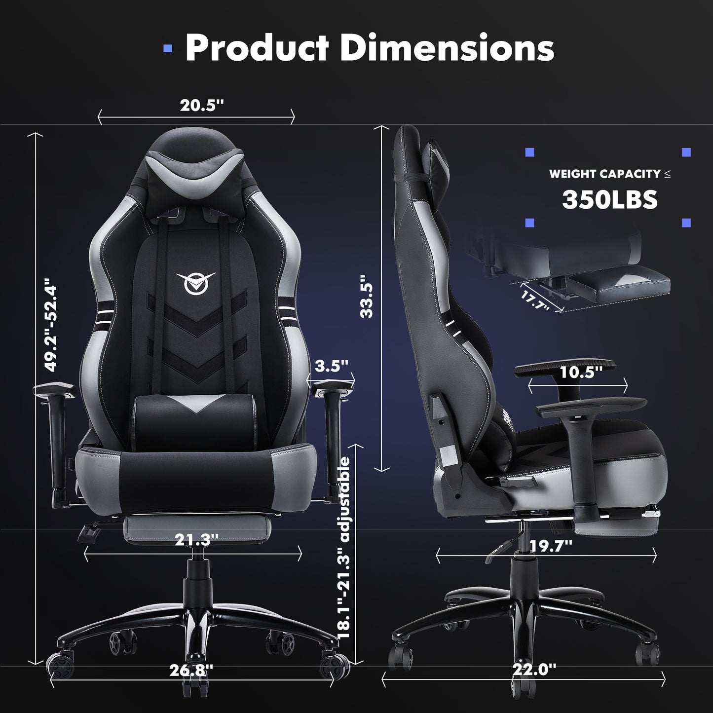 Tall Gaming Chair Racing Computer Gaming Chair