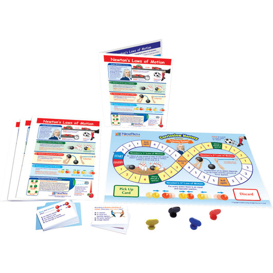 NEWTONS LAW OF MOTION LEARNING CENTER GRADES 3-5 SCIENCE KIT