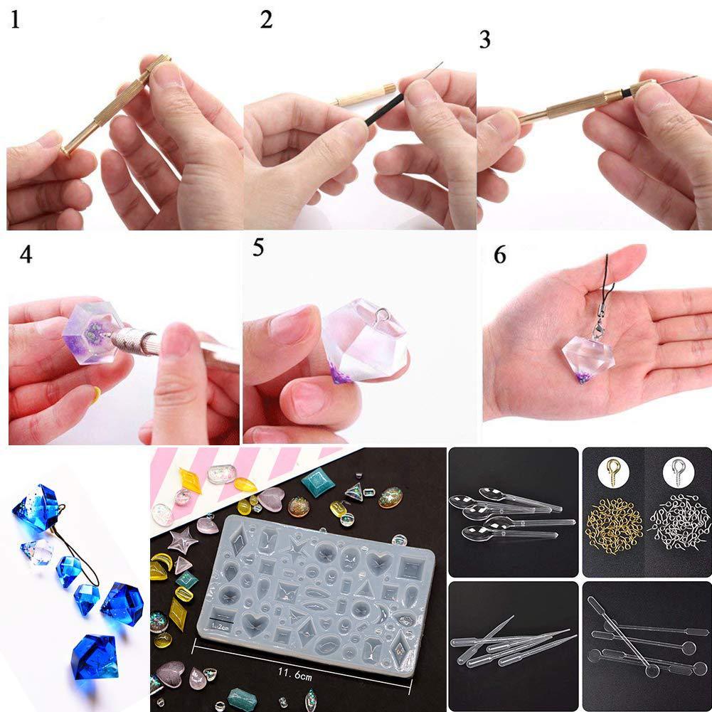 DIY Pendant Rubber Epoxy Mould Set