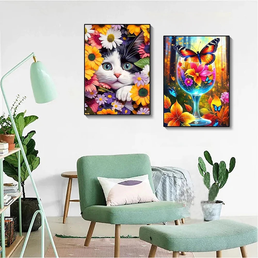 Diamond Painting Colorful Animals