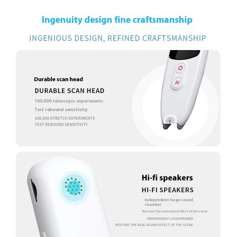 Text Scan Reading Translating Learning Aid