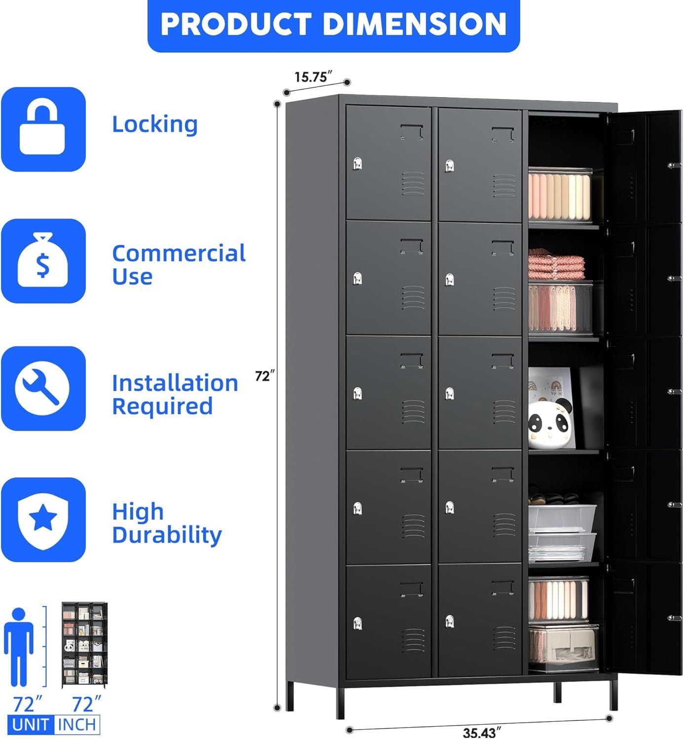 Metal Storage Locker Cabinet