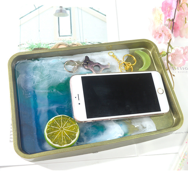 Diy Epoxy Mold Square Thickness Plate Mold