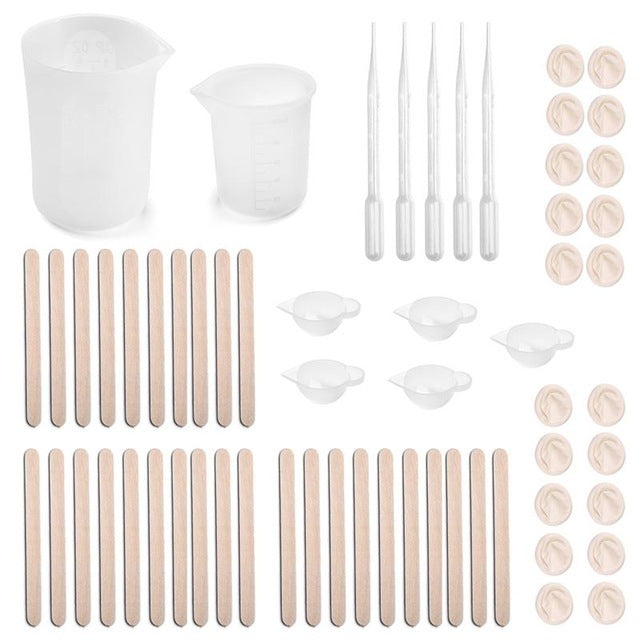 Resin Jewelry Silicone Molds Tools Set UV Epoxy