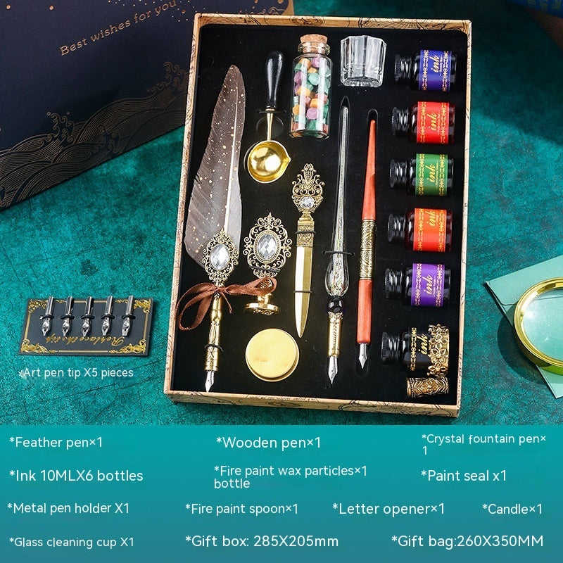 Feather Pen Kit Dipping Pen Craft Set