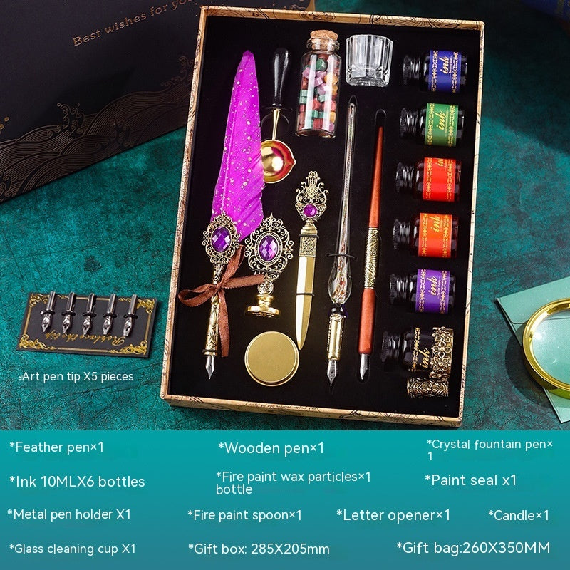 Feather Pen Kit Dipping Pen Craft Set