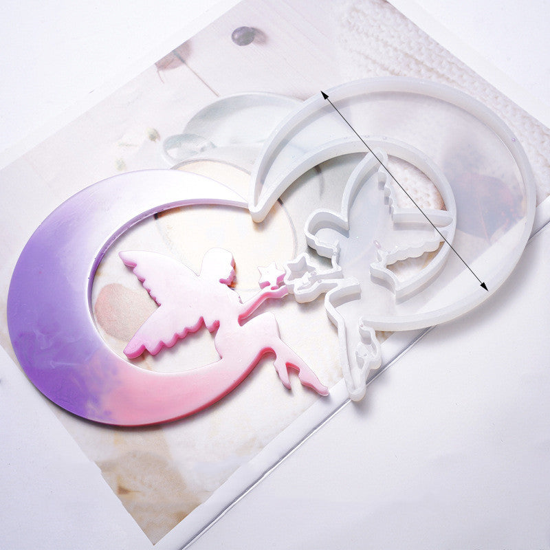 Home Fashion DIY Crystal Epoxy Moon Mould