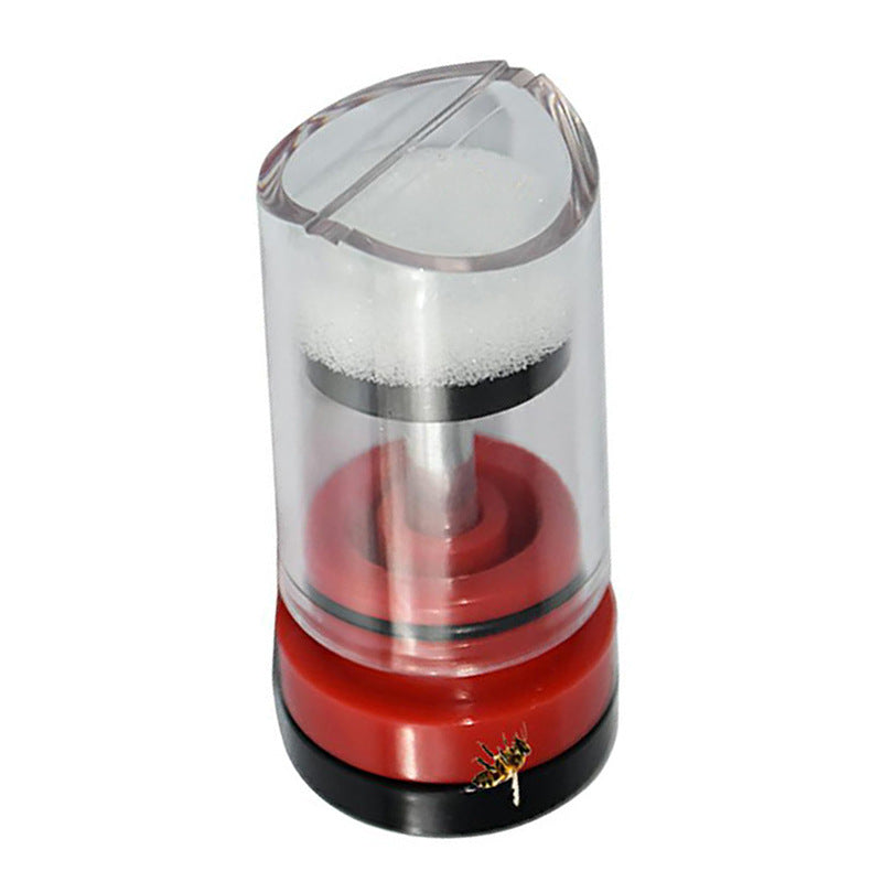 Screw Rod Red Plastic Queen Bee Marker Bottle