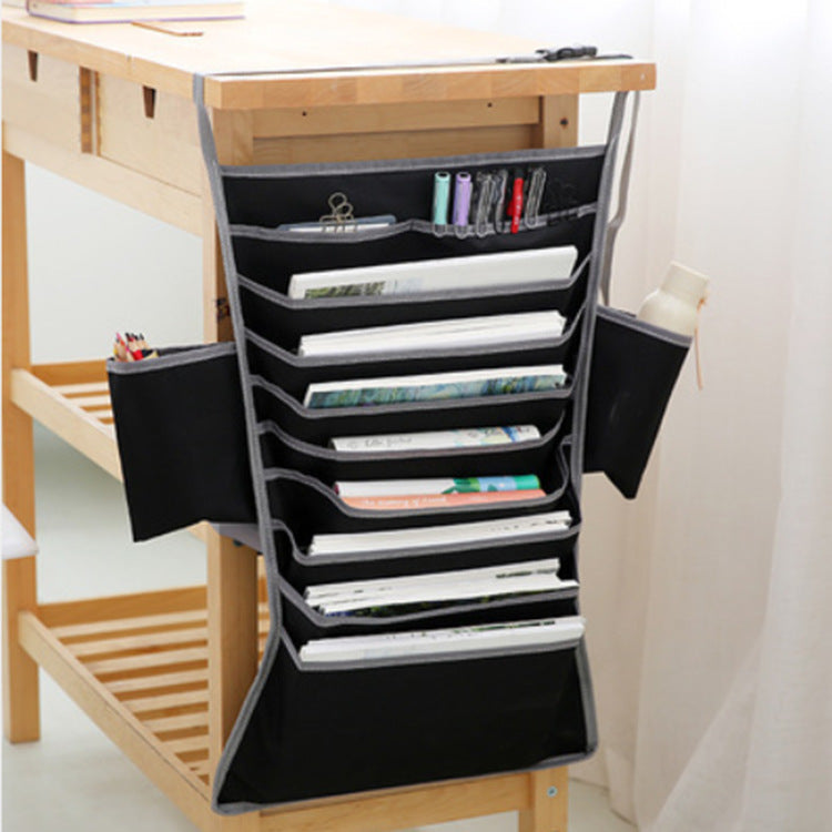 Desk Large Capacity Book Storage Hanging Bag