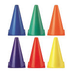 RAINBOW CONES SET OF 6