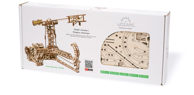 Wooden Plane In Flight STEM puzzle