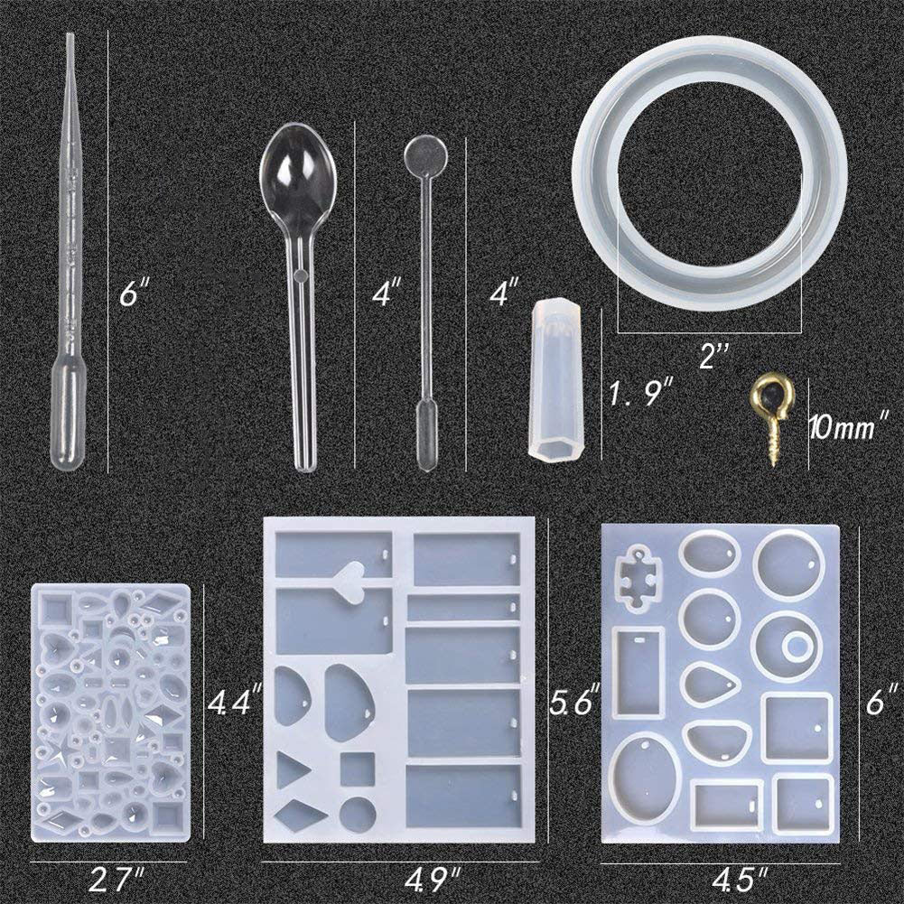 DIY Pendant Rubber Epoxy Mould Set