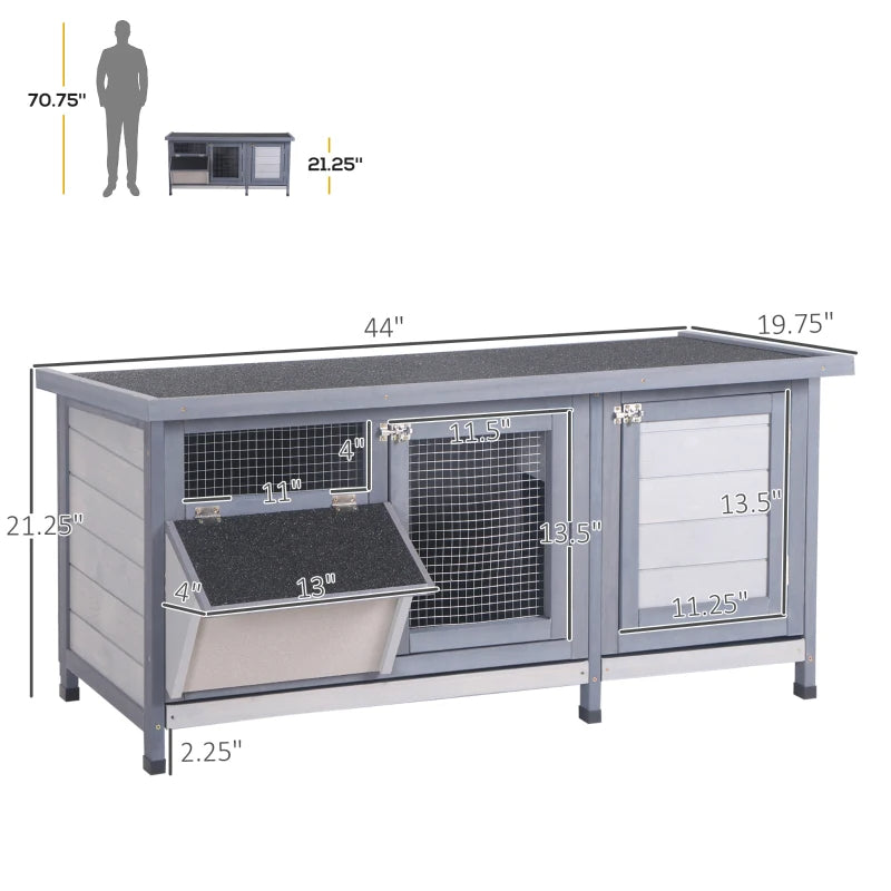Wooden Rabbit Hutch