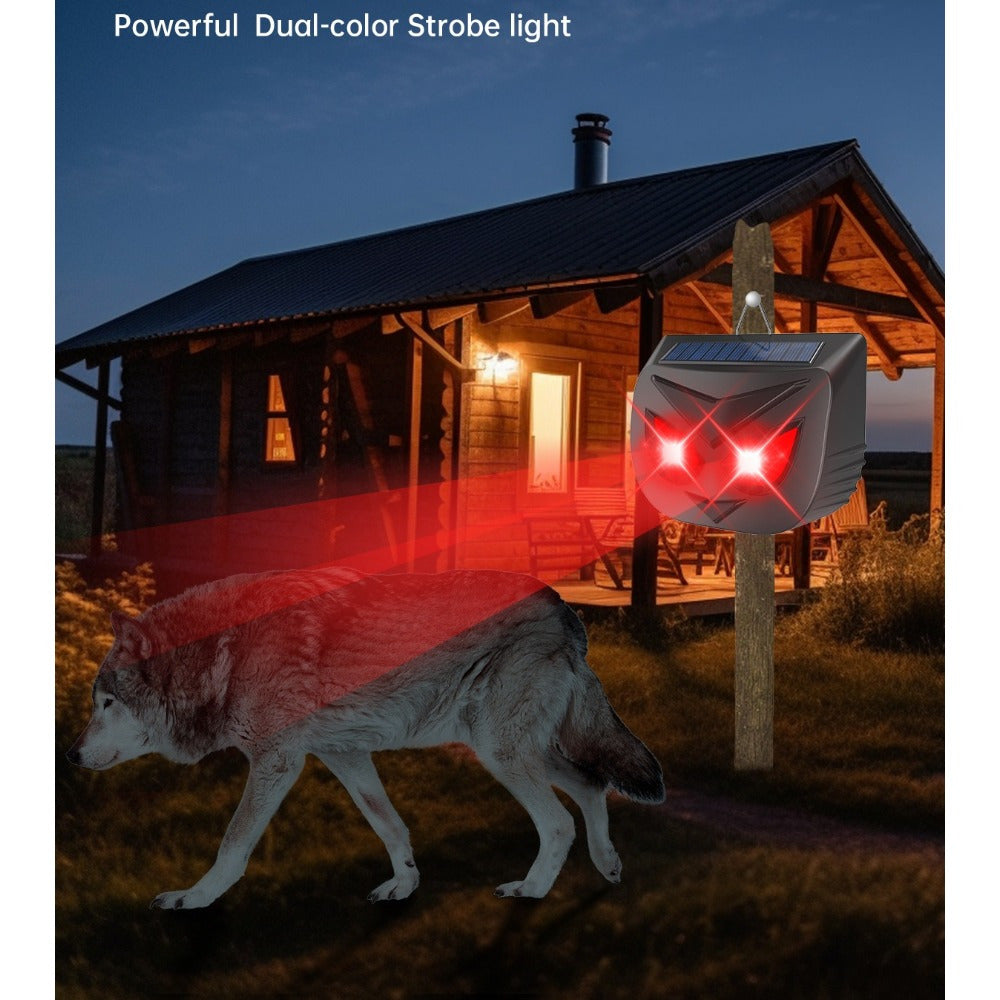 4 Pack Solar Outdoor Predator Lights for Chicken Coop