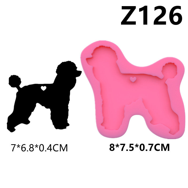 Mirror Crystal Epoxy Resin Keychain Mould