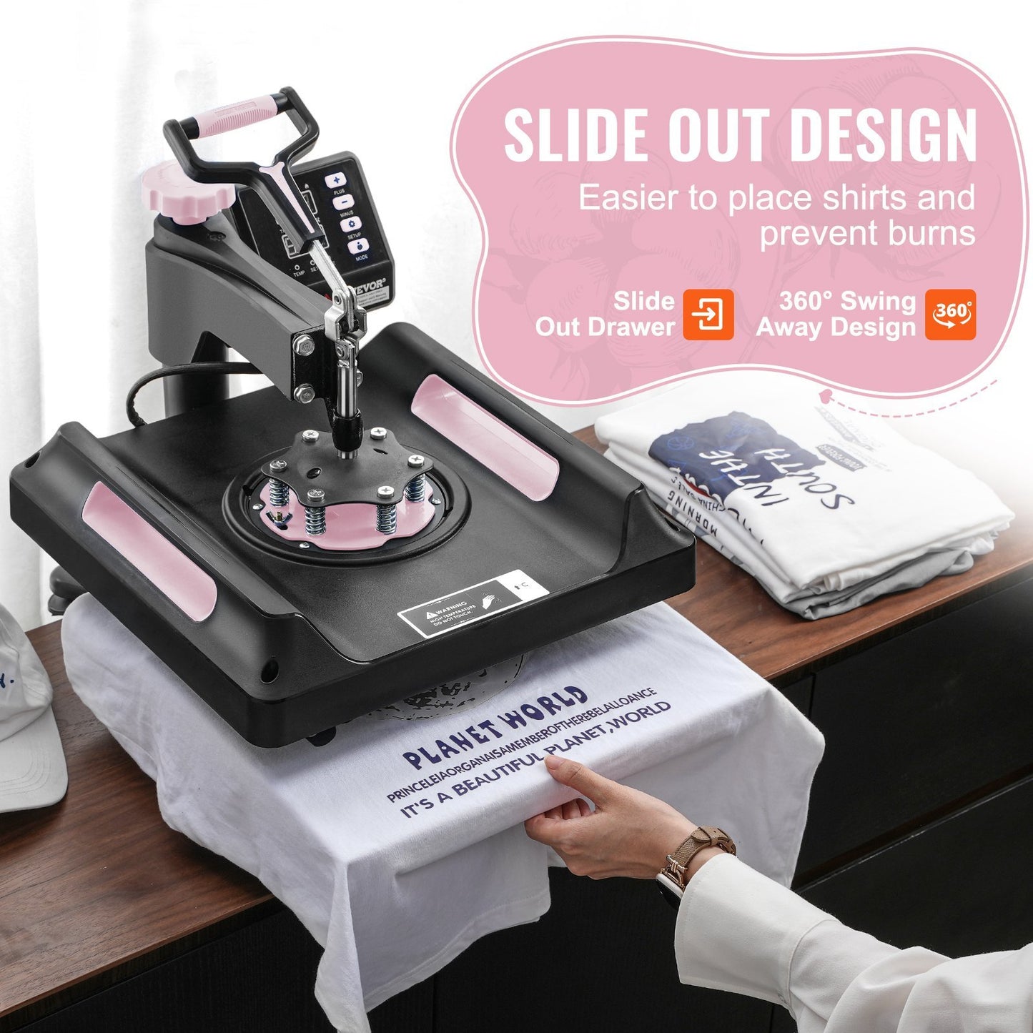 8 In 1 Heat Press Craft Machine 15x15