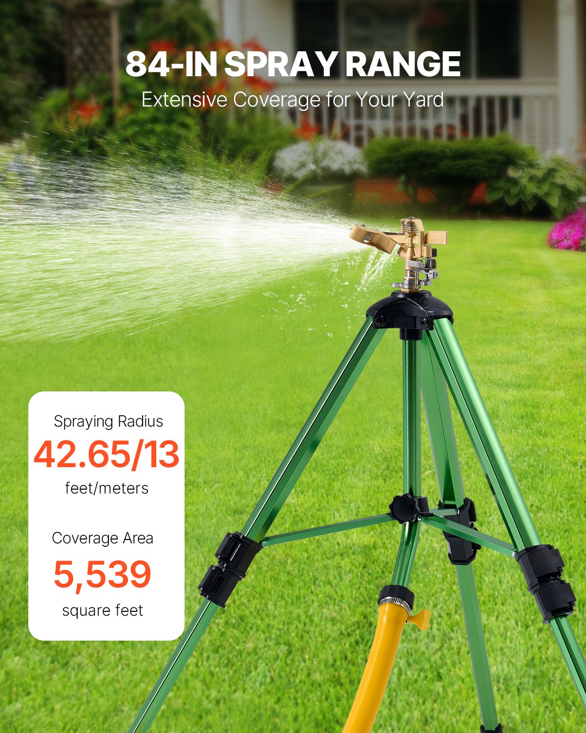 Impact Sprinkler On Tripod Base, 2 Packs