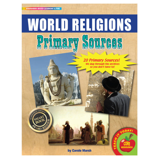 PRIMARY SOURCES WORLD RELIGIONS HISTORY BOOK
