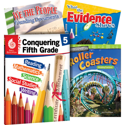 CONQUERING FIFTH GRADE 4-BOOK SET