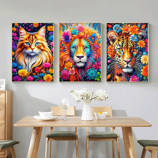 Diamond Painting Colorful Animals
