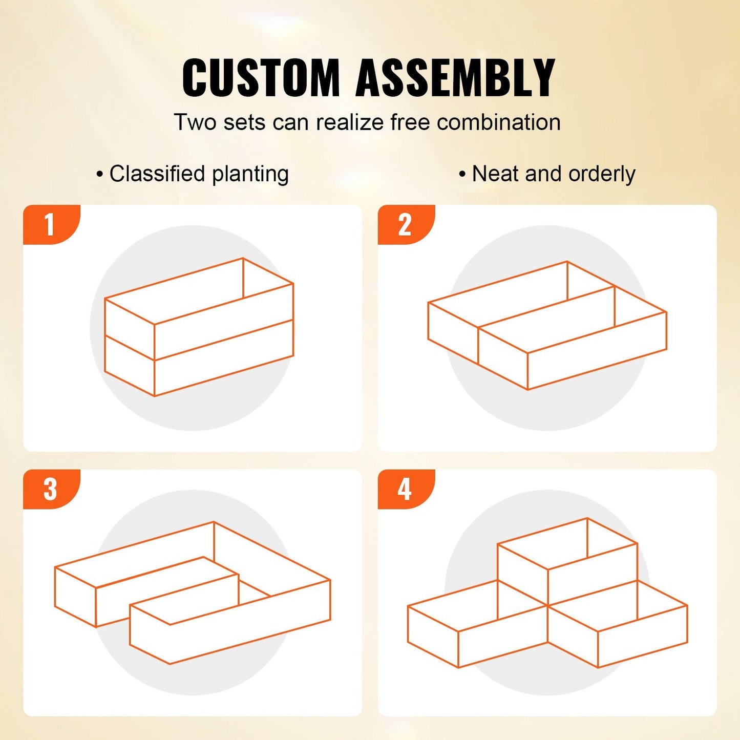 Wooden Raised Garden Bed Planter Box