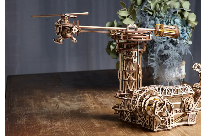 Wooden Plane In Flight STEM puzzle