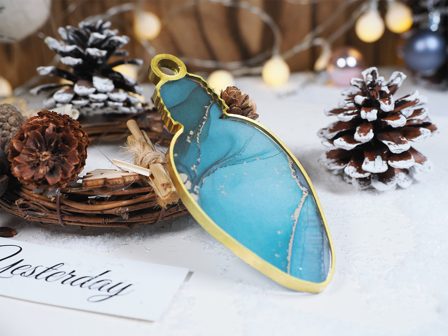 Diy Crystal Resin Christmas Ornament Epoxy Mold