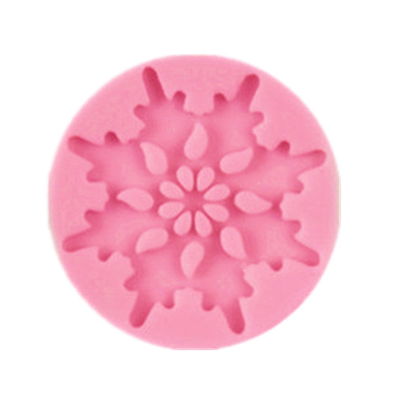 Crystal Epoxy Pendant Silicone Mold Snowflake Christmas Decoration