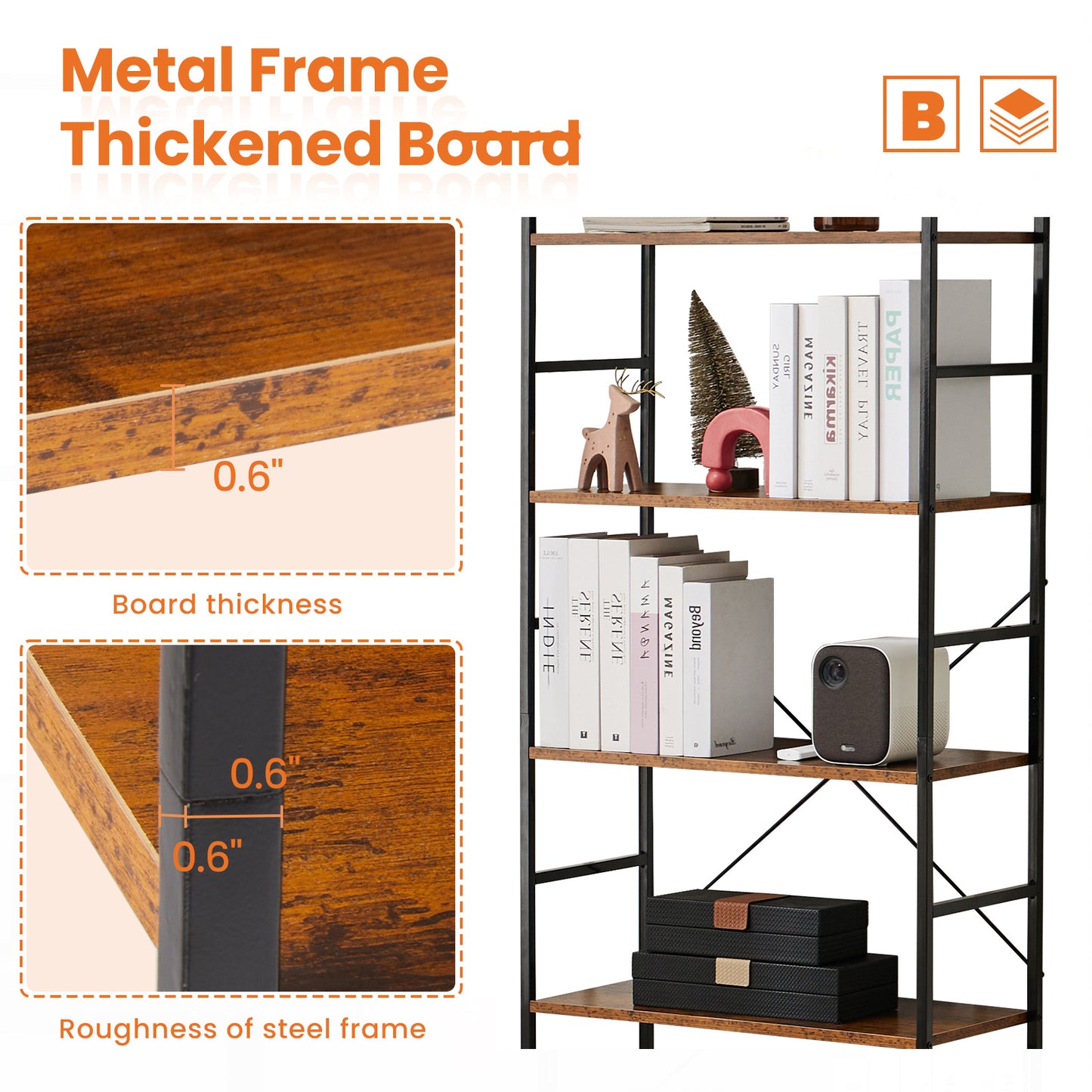 5-storey Bookshelf