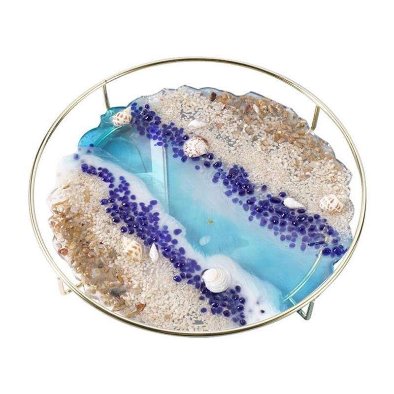 DIY Material Crystal Epoxy Large Irregular Tray