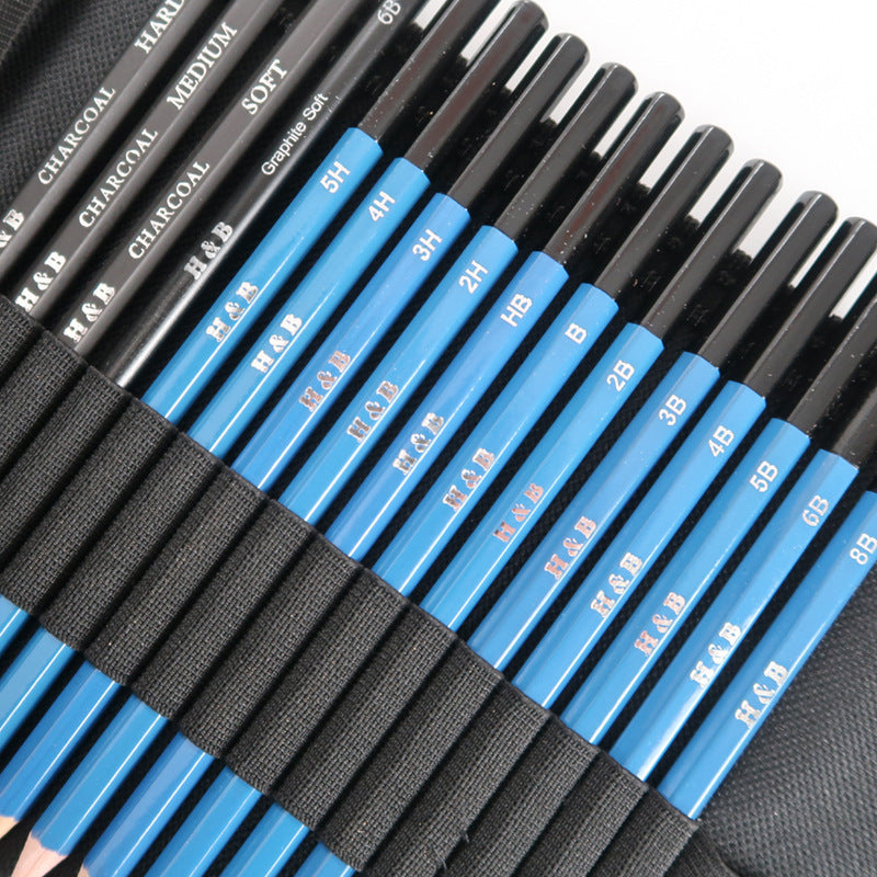 32pcs Professional Drawing Sketch Pencil Craft Kit