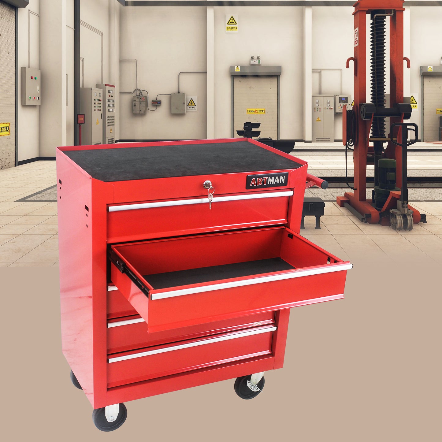 Metal Storage Cart