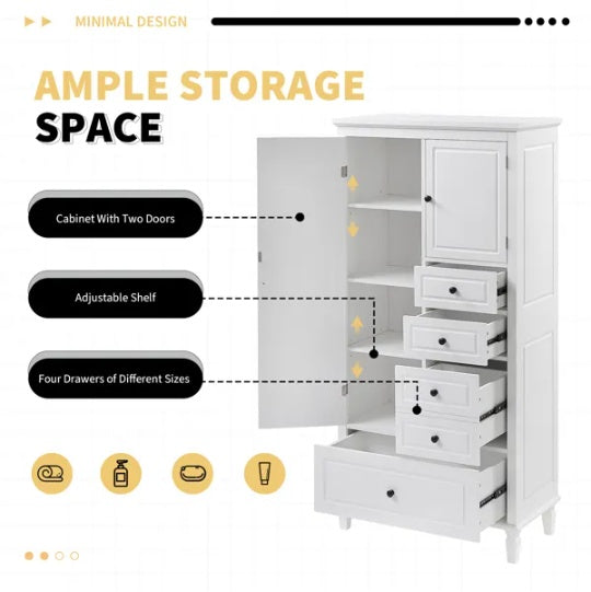 Tall And Wide Storage Cabinet