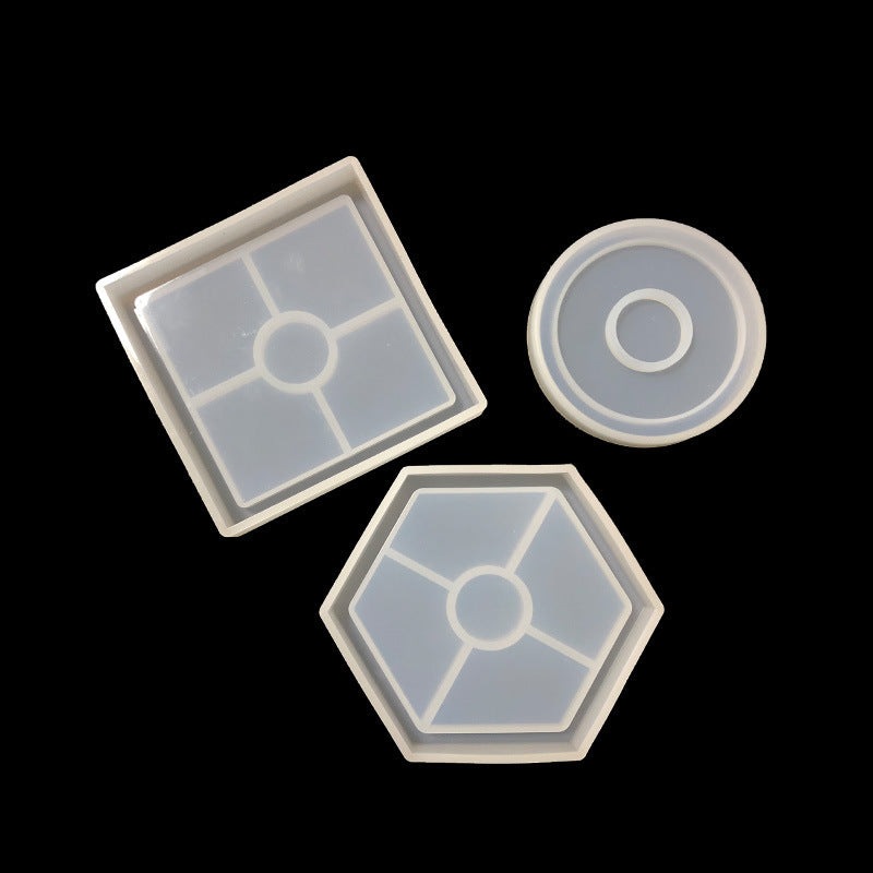 DIY Crystal Epoxy Handmade Ornament Polygonal Silicone Mold