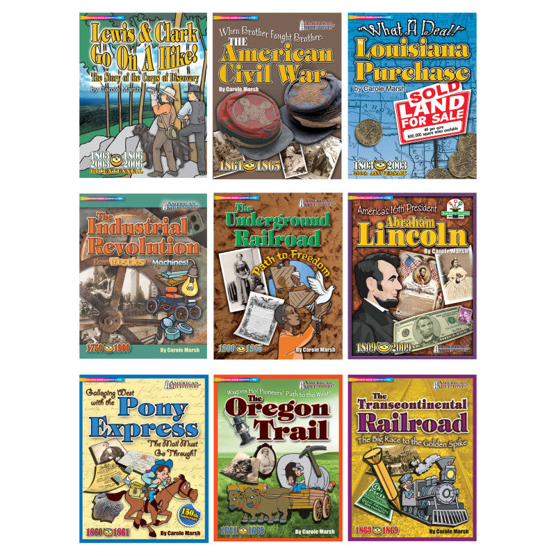 9BK 19TH CENTURY US HISTORY BOOK SERIES